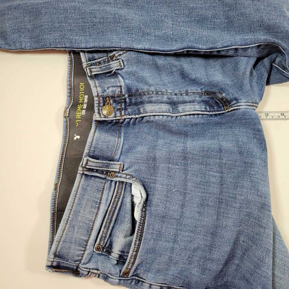 Lee Men's Jeans Extreme Motion Straight Taper Size 40x30 Blue - Picture 5 of 11
